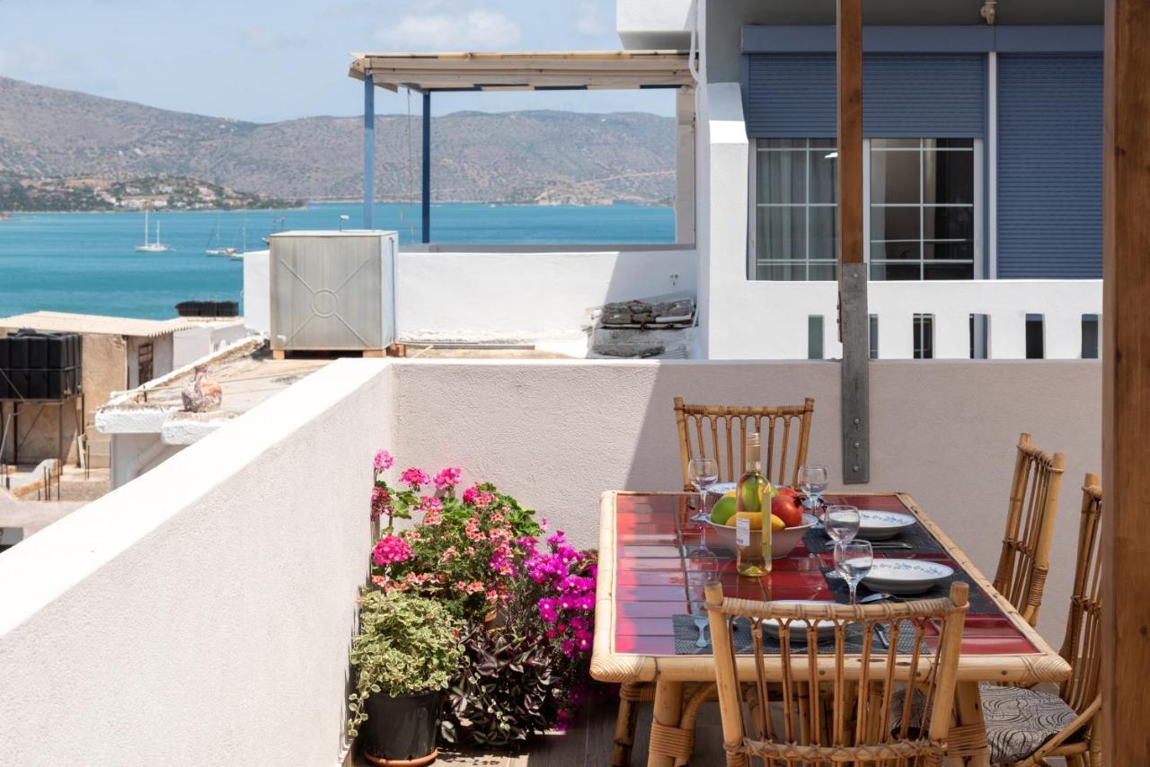 E.Berdufi Apartament Sea View Elounda Eksteriør billede