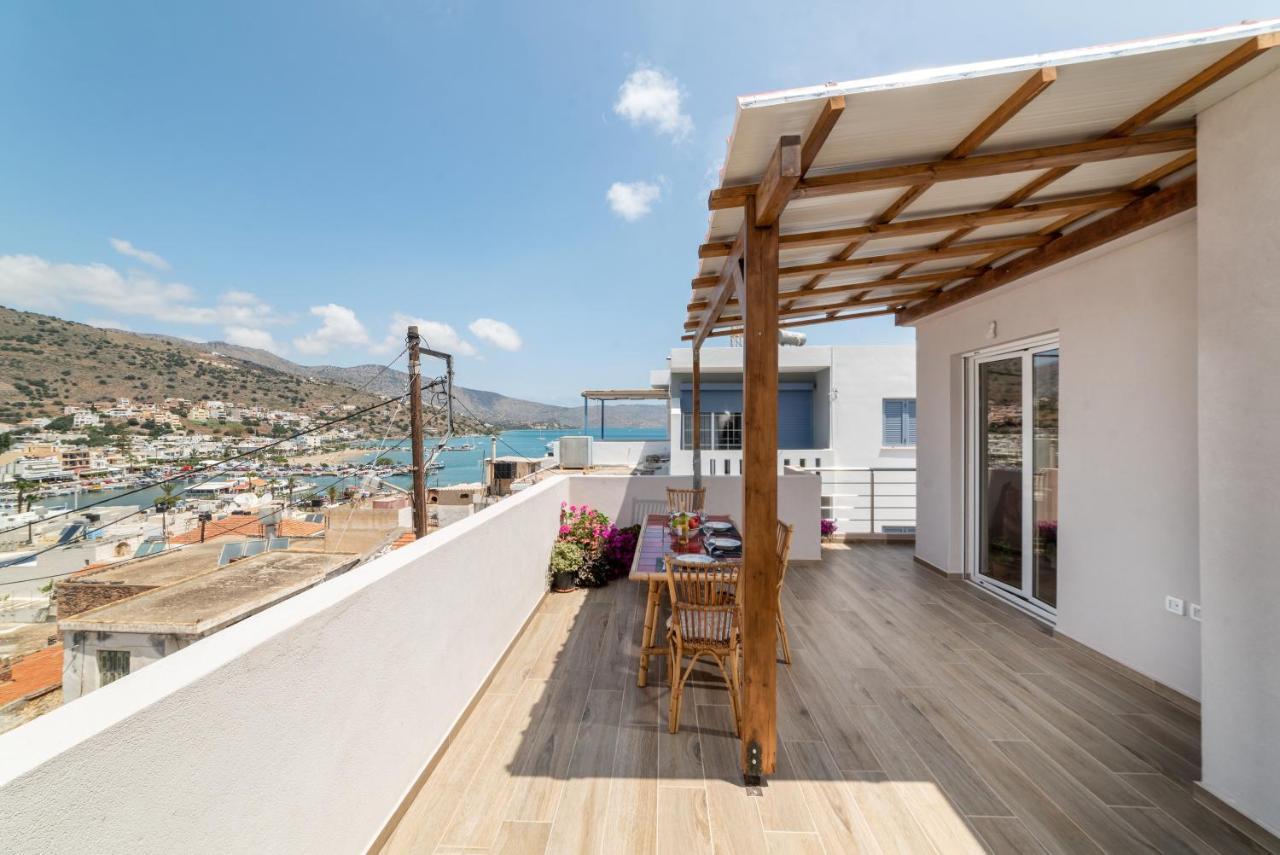 E.Berdufi Apartament Sea View Elounda Eksteriør billede