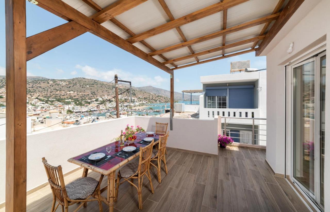 E.Berdufi Apartament Sea View Elounda Eksteriør billede