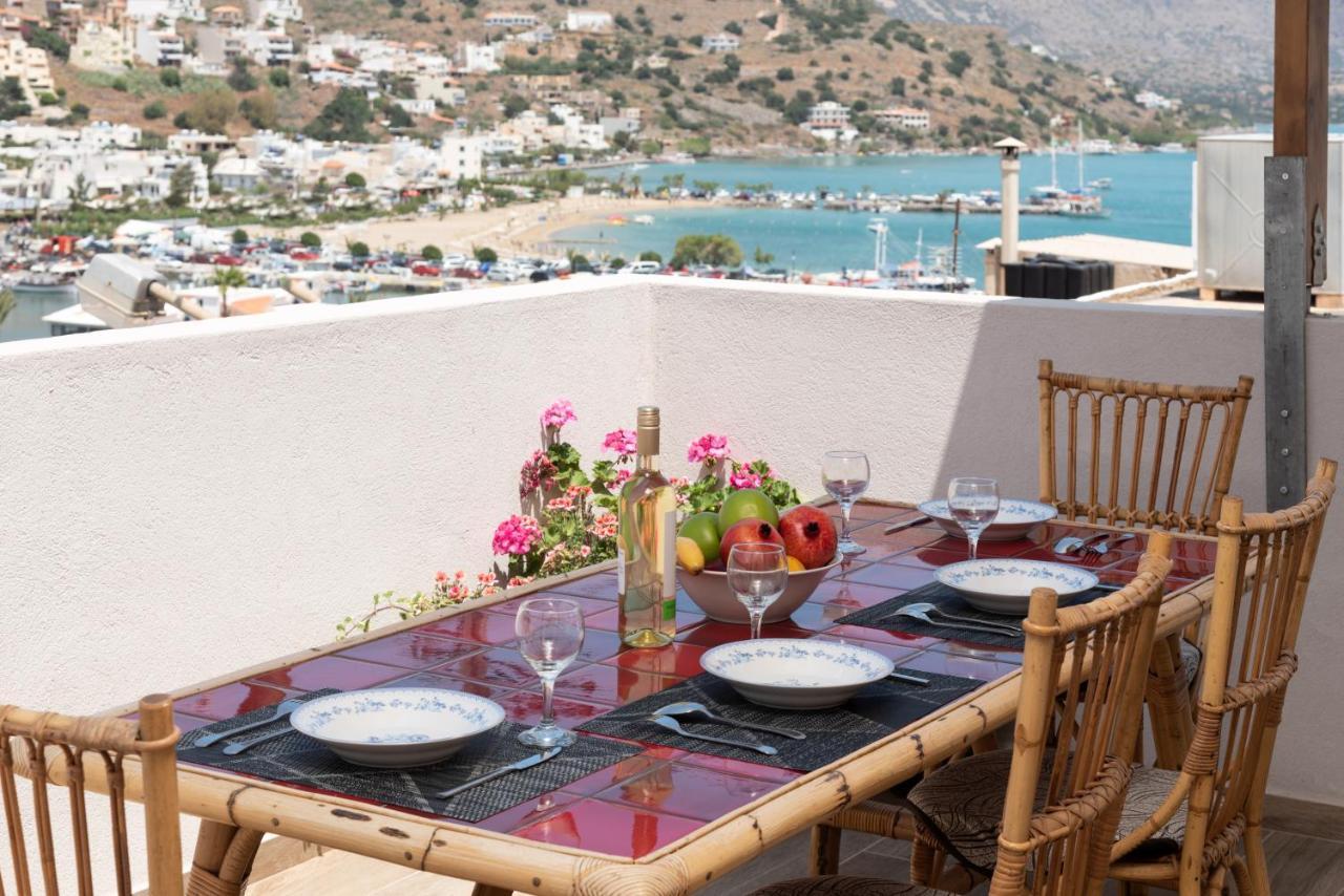 E.Berdufi Apartament Sea View Elounda Eksteriør billede